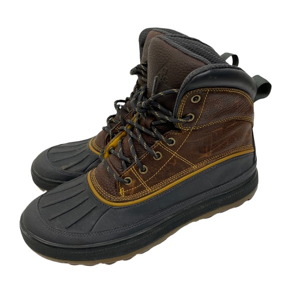 Nike ACG Other - Nike ACG Brown Black Lace Up Boots Men’s size 7.5 EU 40.5